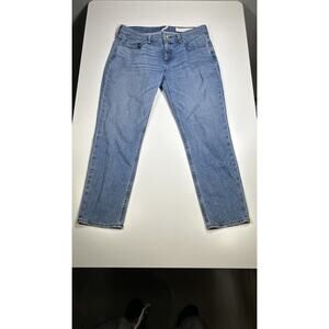 rag & bone Jeans Womens 30 Dre Low Rise Slim Boyfriend Light Wash Denim